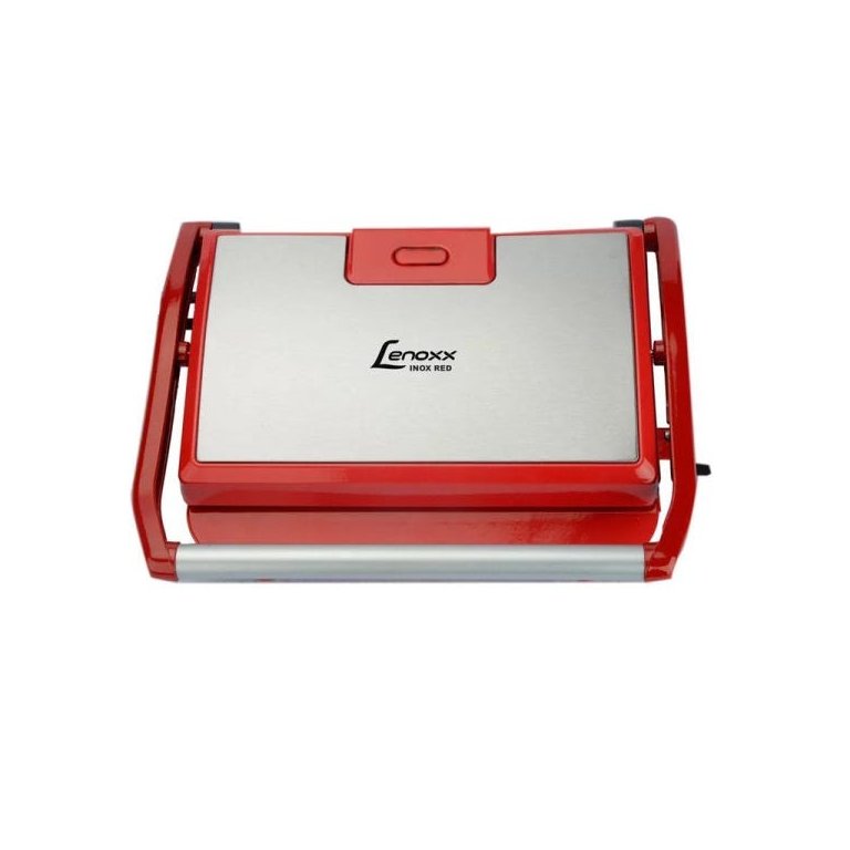 Grill Panini Lenoxx PGR155 Inox Red - 127V