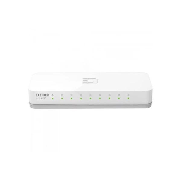 Switch D-Link DES-1008C 8 Portas,Fast-Ethernet 10/100 Mbps,Plug And Play - 4