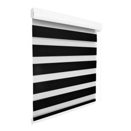 Persiana Zebra Rainbow Rolô- 1,60x2,20m Evolux Preto - 5 Persiana Zebra Rainbow Rolô- 1,60x2,20m Evolux Preto - 5