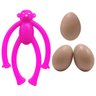 Macaco e 3 ovo - Rosa - 1
