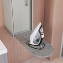 Ver mais imagens de Armário de Lavanderia Aéreo com Tábua de Passar Roupas 1 Porta 3 Prateleiras Areia Multimóveis