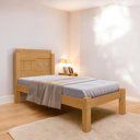 Ver imagem 1 de Cama Solteiro Reforçada Letícia Naturalle com Colchão