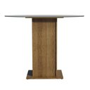 Ver imagem 2 de Mesa de Jantar Redonda Madesa 5324 com Tampo de Vidro Rustic