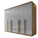 Ver imagem 3 de Guarda-Roupa Grande Casal 6 Portas 06 Gavetas 2,20m Frente 100% MDF Vermont