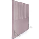 Ver imagem 6 de Cabeceira Cama Box Casal King 195 cm Dália W01 Suede Rosê - Lyam Decor