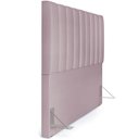 Ver imagem 6 de Cabeceira Cama Box Casal King 195 cm Dália W01 Suede Rosê - Lyam Decor