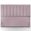 Ver imagem 5 de Cabeceira Cama Box Casal King 195 cm Dália W01 Suede Rosê - Lyam Decor
