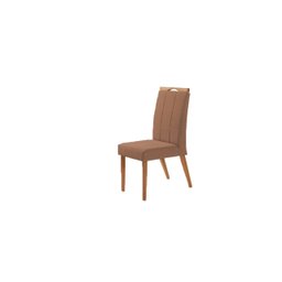 Mesa de jantar + 6 cadeiras Roma tampo 180 cm Terracota - 2