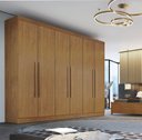 Ver imagem 1 de Guarda Roupa Casal 6 Portas 6 Gavetas Genova - Bianchi Móveis - NATURE