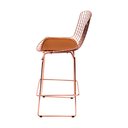 Ver imagem 6 de Kit 2 Banquetas Bertoia Cobre D60 com Assento Cobre