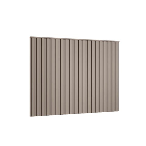 Cabeceira Ripada para Cama Solteiro 160cm 100% Mdf Cor:grigio