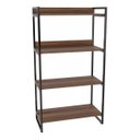 Ver imagem 3 de Estante C/04 Prateleiras Estilo Industrial Livros Escritorio