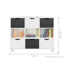 Ver imagem 2 de Nicho Organizador com Rodízios Branco (1478.5) + Kit 3 Gavetas Brancas (1479.5) + Kit 3 Gavetas