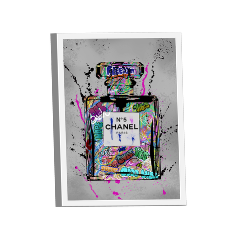 Quadro Chanel Grafite -- BR ARTES