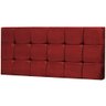 Painel King Livia 195cm Vermelho - 1