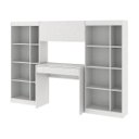 Ver imagem 2 de Conjunto Home Office com 1 Escrivaninha 2 Estantes 1 Armário Prime Web Espresso Móveis