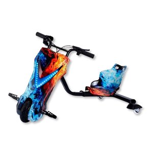 Triciclo Drift Eletrico 36v 250w até 120 Kg Led + Kit Segurança - Xcell - Gelo e Fogo