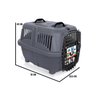 Caixa Transporte Para Cães Cargo Kennel Plast Pet Nº4 Indicado para animais até 25kg - 2