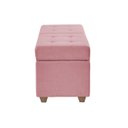 Ver imagem 4 de Recamier Bau Paris 1,60m Corino Rosa Bebe - Clique Decorações