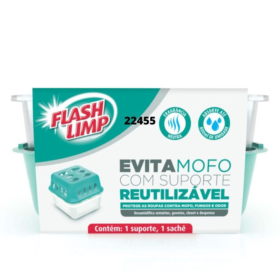 Antimofo Reutilizável Flashlimp 400g