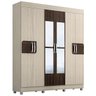 Guarda-Roupa Casal com Espelho 6 Portas Maysa Acp Móveis - 1