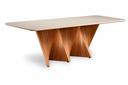 Ver imagem 4 de Mesa de Jantar 8 Lugares Atenas 220cm X 105cm com Vidro Off White