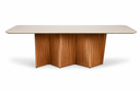 Ver imagem 2 de Mesa de Jantar 8 Lugares Atenas 220cm X 105cm com Vidro Off White