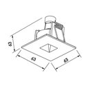 Ver imagem 3 de Spot de Embutir Newline Lisse Pin Hole Mr11 Gu10 Bivolt Preto