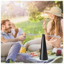 Ver imagem 3 de Ventilador Repelente De Mesa Quintal Jardim Portatil Mosca