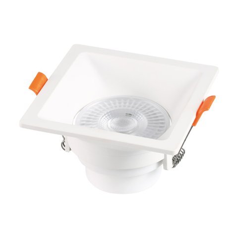 Kit com 10 Spots Led Recuado de Embutir Quadrado 3w 4100k - Blumenau