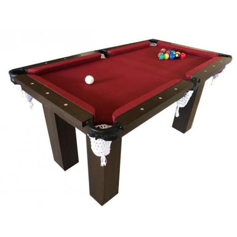Mesa de Sinuca Bilhar Snooker - Base de Pedra Rm3 - Vinho Bordo - Bilhares Engers