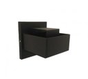 Ver imagem 1 de Kit Arandelas Ekis Quarto Sala Escada Corredor Lavabo Living Hall Entrada - Preto Fosco - 3