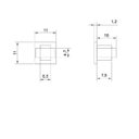 Ver imagem 5 de Kit Arandelas Ekis Quarto Sala Escada Corredor Lavabo Living Hall Entrada C Led - Branco Fosco - 2 L