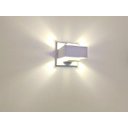 Ver imagem 4 de Kit Arandelas Ekis Quarto Sala Escada Corredor Lavabo Living Hall Entrada C Led - Branco Fosco - 2 L