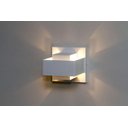 Ver imagem 1 de Kit Arandelas Ekis Quarto Sala Escada Corredor Lavabo Living Hall Entrada C Led - Branco Fosco - 2 L