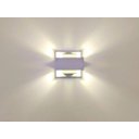 Ver imagem 3 de Kit Arandelas Ekis Quarto Sala Escada Corredor Lavabo Living Hall Entrada C Led - Branco Fosco - 2 L