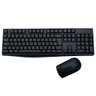 Kit Combo Teclado e Mouse sem Fio Slim sem Marca Multimídia Conexão Usb 1600dpi C/ Pilha Inclusa Pre - 2