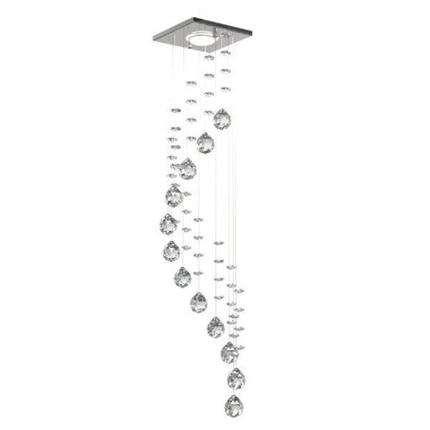 Embutido de Cristal Legitimo Espiral Quarto Feng Shui Sala Lavabo Banheiro