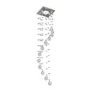 Ver imagem 1 de Embutido de Cristal Legitimo Espiral Quarto Feng Shui Sala Lavabo Decoração