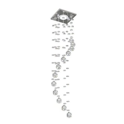 Embutido de Cristal Legitimo Espiral Quarto Feng Shui Sala Lavabo Decoração