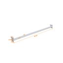 Ver imagem 4 de KIT - 2 Réguas para Gondola 91cm + 12 ganchos simples 30cm - Sa Gondolas