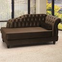 Ver imagem 2 de Recamier Diva Chaise Capitone 160 cm Pes MDF Gane SL 942 Veludo Peer