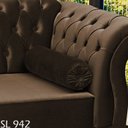 Ver imagem 5 de Recamier Diva Chaise Capitone 160 cm Pes MDF Gane SL 942 Veludo Peer