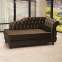 Ver imagem 6 de Recamier Diva Chaise Capitone 160 cm Pes MDF Gane SL 942 Veludo Peer