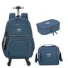 Mochila Escolar Rodinhas 360 Graus Up4You Com Lancheira e Estojo 100 Pens MC51615UP - 1