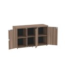Ver imagem 4 de Armário para Escritório com 3 Portas PE40 Marrom/Walnut