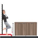 Ver imagem 5 de Armário para Escritório com 3 Portas PE40 Marrom/Walnut