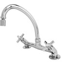 Ver imagem 2 de Torneira Misturador Cozinha Arejador Articulado Metal Cromado ¼v Bancada