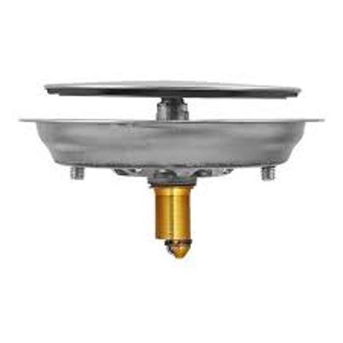 Ralo Inteligente Click Banheiro Lavabo Redondo 9,7cm Inox - 4