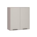Ver imagem 1 de Armário Aéreo 80cm 2 Portas 1 Prateleira Stylo Luciane Móveis Cinammon-beige